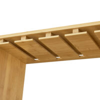 Weinregal Fetlar 16 Flaschen Bambus 84.8x50x24cm