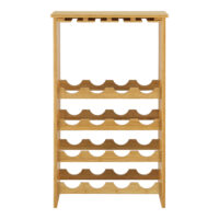 Weinregal Fetlar 16 Flaschen Bambus 84.8x50x24cm