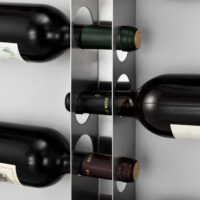 Weinregal Pfalz 55x5x7cm für 6 Flaschen Edelstahl