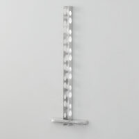 Weinregal Pfalz 100x5x7cm für 12 Flaschen mit Glashalter Edelstahl