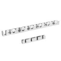 Weinregal Pfalz 100x5x7cm für 12 Flaschen mit Glashalter Edelstahl