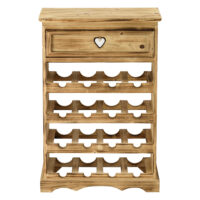 Weinregal Mosel 86x55x22cm für 16 Flaschen mit Schublade