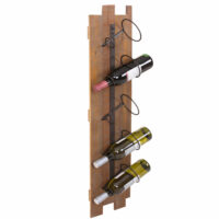 Weinregal HWC für 5 Flaschen 96x23x14cm