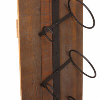 Weinregal HWC für 5 Flaschen 96x23x14cm