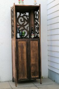 Weinregal für 20 Flaschen Shabby Barschrank Upcycling