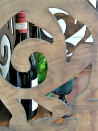 Weinregal für 20 Flaschen Shabby Barschrank Upcycling