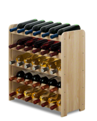 Weinregal für 30 Flaschen - Natur