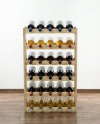 Weinregal für 30 Flaschen natur