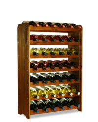 Weinregal für 42 Flaschen - Erle geölt