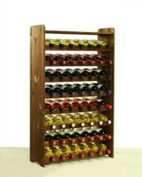 Weinregal für 56 Flaschen Braun geölt