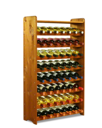 Weinregal für 56 Flaschen Erle geölt