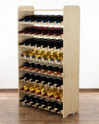 Weinregal für 56 Flaschen natur