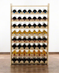 Weinregal für 56 Flaschen natur