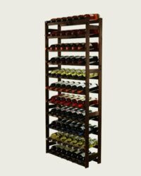 Weinregal für 77 Flaschen Braun geölt