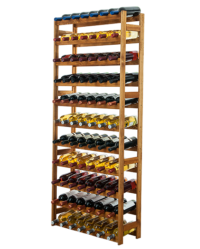 Weinregal für 77 Flaschen Erle geölt