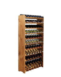 Weinregal für 77 Flaschen Erle geölt