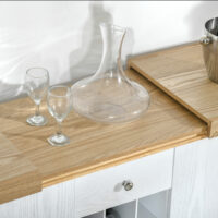 Weinschrank für 18 Flaschen Weinregal Buffet 140L x 36B x 91.5Hcm