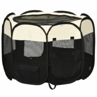 Welpenlaufstall Faltbarer Welpenauslauf Freigehege 92x92x58cm