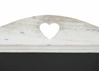 Werbetafel 66x39x33cm Shabby-Look weiss