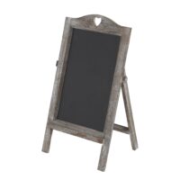 Werbetafel Kreidetafel 66x39x33cm Shabby-Look braun