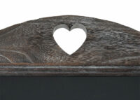 Werbetafel Kreidetafel 66x39x33cm Shabby-Look braun