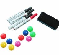Whiteboard Magnettafel Wandtafel mit Zubehör 60x45cm