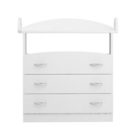 Wickelkommode - 3 Schubladen Weiss 85x71x96cm