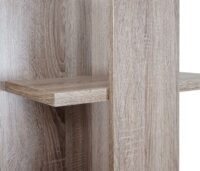 Wohnwand Lisburn mit 3D-Struktur Eiche-Optik ~ 199x160x42cm