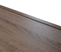 Wohnwand Lisburn mit 3D-Struktur Eiche-Optik ~ 199x160x42cm