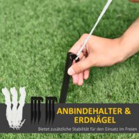 XXL 183cm Aufblasbarer LED-Schneemann