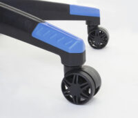 XXL Bürostuhl Racer Gamingstuhl 150kg belastbar schwarz blau