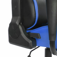 XXL Bürostuhl Racer Gamingstuhl 150kg belastbar schwarz blau