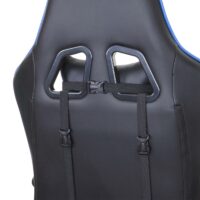 XXL Bürostuhl Racer Gamingstuhl 150kg belastbar - schwarz grau