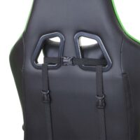 XXL Bürostuhl Racer Gamingstuhl 150kg belastbar - schwarz grün