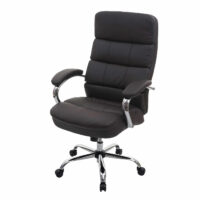 XXL Bürostuhl STRONG 220kg belastbar mit Federkern braun