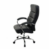 XXL Bürostuhl STRONG 220kg belastbar mit Federkern schwarz