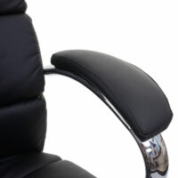 XXL Bürostuhl STRONG 220kg belastbar mit Federkern schwarz