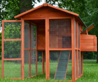 XXL Hühnerstall Hühnerhaus Premium mit Nistkasten