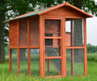 XXL Hühnerstall Hühnerhaus Premium mit Nistkasten