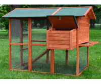 XXL Hühnerstall Hühnerhaus Premium mit Nistkasten