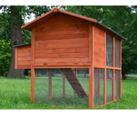 XXL Hühnerstall Hühnerhaus Premium mit Nistkasten