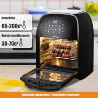 XXXL 8in1 Heissluftfritteuse 12L + Zubehör 1800W LED Display mit Touch Screen
