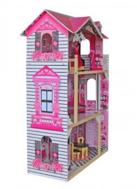 XXXL Puppenhaus aus Holz - 3 Spielebenen LED