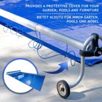 Abdeckplane Blau 4x6m 650g/m² Wasserdicht Reissfest
