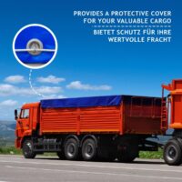 Abdeckplane Blau 4x6m 650g/m² Wasserdicht Reissfest