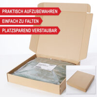 Reißfeste Abdeckplane 2x3m, wasserdicht und UV-beständig.