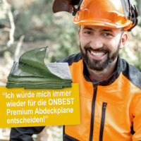 Extra große Abdeckplane 5x6m, wetterfest und strapazierfähig.