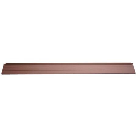 Abschluss-Set WPC Sichtschutz Alu-Pfosten 180cm braun Savon