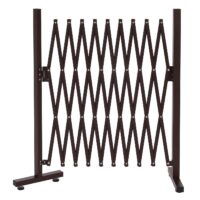 Alu Absperrgitter Scherengitter braun 103–265 cm