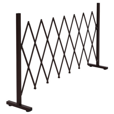 Alu Absperrgitter Scherengitter braun Schutzzaun